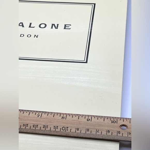 Jo Malone Empty Off White Shopping Gift Tote Bag Black Letters 13x10x6 in - Picture 4 of 4